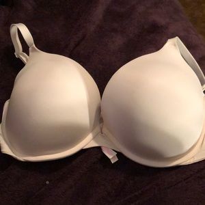 White Pink Push-up Bra